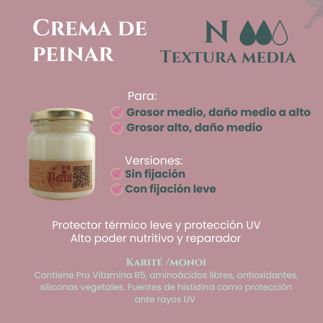 Crema de peinar N-Textura Media