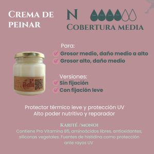 Crema de peinar N- Cobertura media