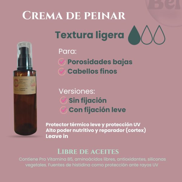 Crema de peinar H-Textura Ligera
