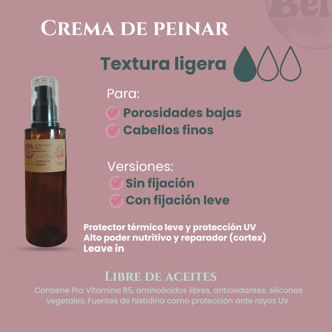 Crema de peinar H-Textura Ligera
