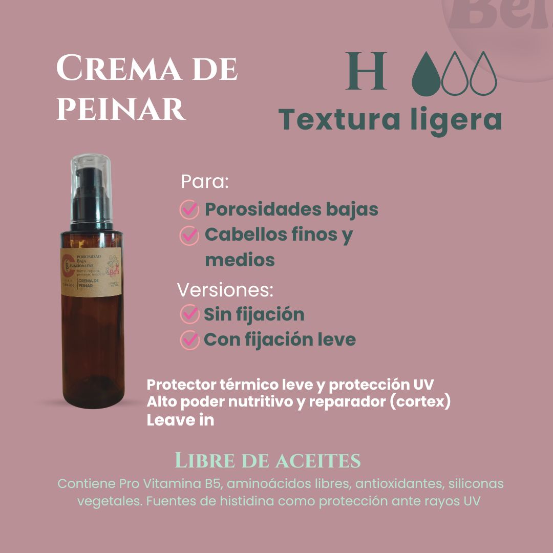 Crema de peinar H-Textura Ligera