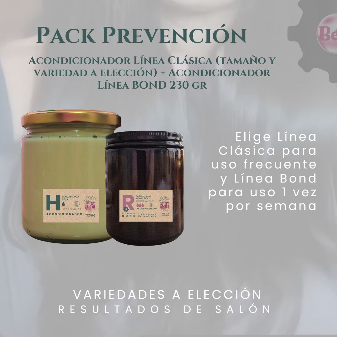 Pack Prevención Acond. Línea Clásica + Acond. Línea BOND
