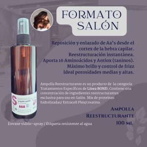 Ampolla capilar Reestructurante Salón- 100 ml