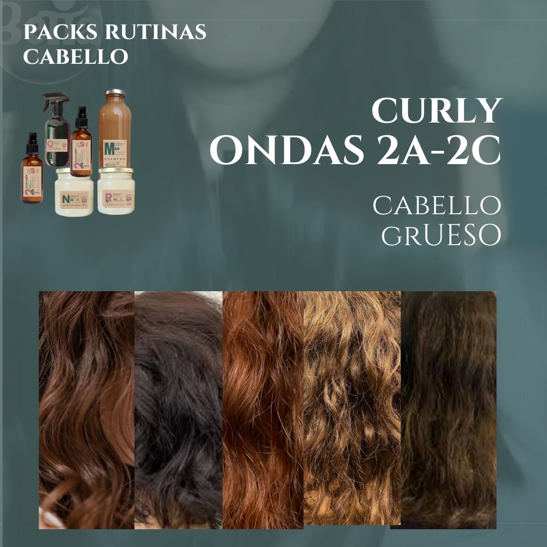 Packs Rutinas CURLY (ondas 2A-2C) GRUESO
