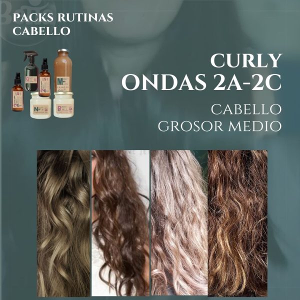 Packs Rutinas CURLY (ondas 2A-2C) GROSOR MEDIO