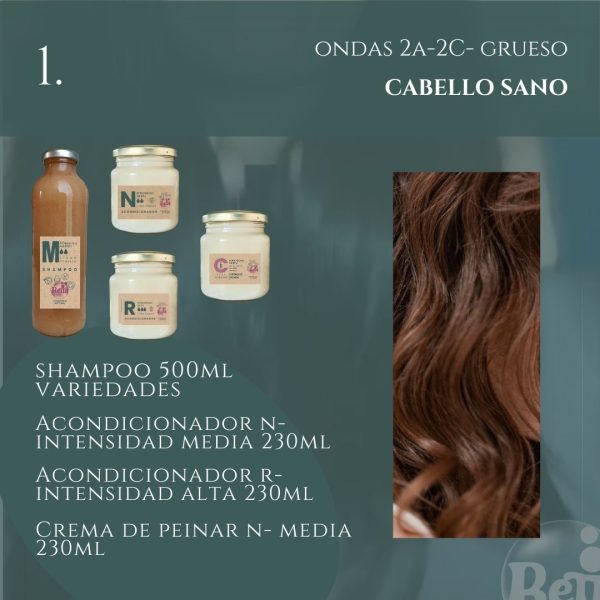Packs Rutinas CURLY (ondas 2A-2C) GRUESO - Imagen 2