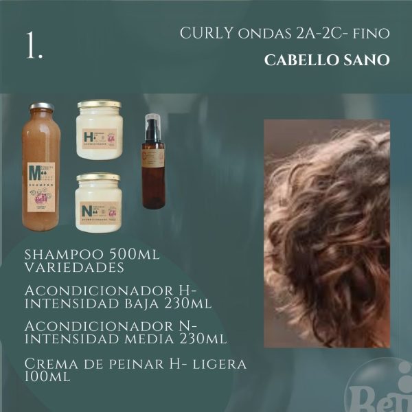 Packs Rutinas CURLY (ondas 2A-2C) FINO - Imagen 2