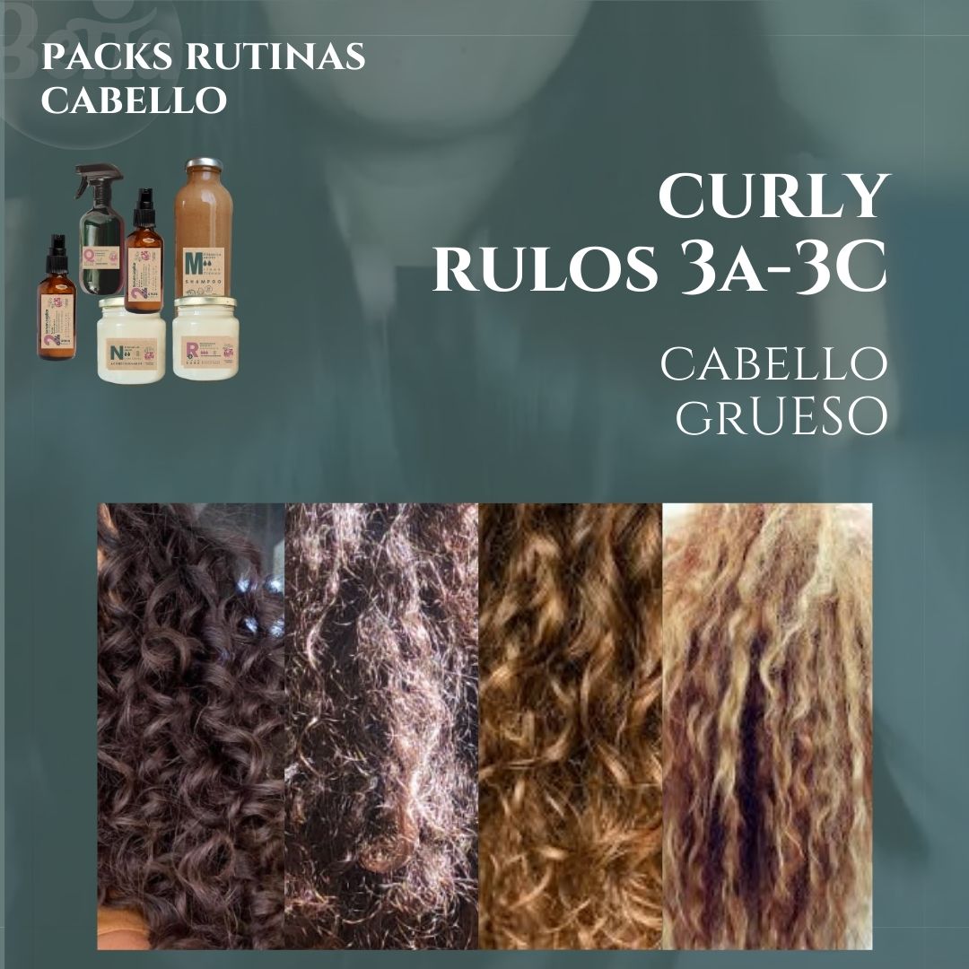 Packs Rutinas CURLY (rulos 3A-3C) GRUESO